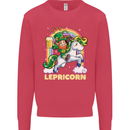 Lepricorn Funny St Patricks Day Leprechaun Kids Sweatshirt Jumper Heliconia