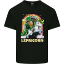 Lepricorn Funny St Patricks Day Leprechaun Kids T-Shirt Childrens Black