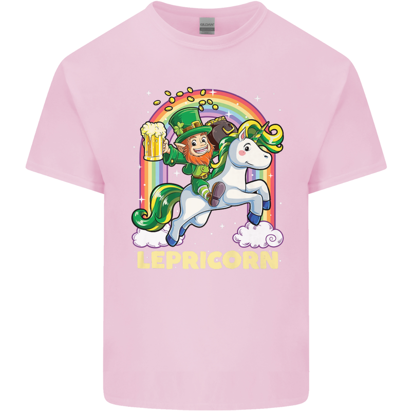 Lepricorn Funny St Patricks Day Leprechaun Kids T-Shirt Childrens Light Pink