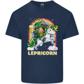 Lepricorn Funny St Patricks Day Leprechaun Kids T-Shirt Childrens Navy Blue