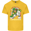 Lepricorn Funny St Patricks Day Leprechaun Kids T-Shirt Childrens Yellow