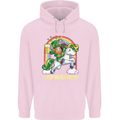 Lepricorn Funny St Patricks Day Leprechaun Mens 80% Cotton Hoodie Light Pink