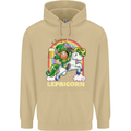 Lepricorn Funny St Patricks Day Leprechaun Mens 80% Cotton Hoodie Sand