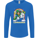 Lepricorn Funny St Patricks Day Leprechaun Mens Long Sleeve T-Shirt Royal Blue