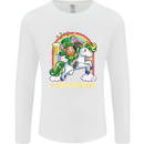 Lepricorn Funny St Patricks Day Leprechaun Mens Long Sleeve T-Shirt White