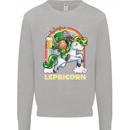 Lepricorn Funny St Patricks Day Leprechaun Mens Sweatshirt Jumper Sports Grey