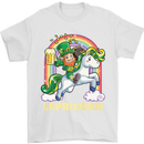 Lepricorn Funny St Patricks Day Leprechaun Mens T-Shirt Cotton Gildan White