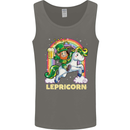 Lepricorn Funny St Patricks Day Leprechaun Mens Vest Tank Top Charcoal