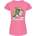 Lepricorn Funny St Patricks Day Leprechaun Womens Petite Cut T-Shirt Azalea