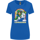 Lepricorn Funny St Patricks Day Leprechaun Womens Wider Cut T-Shirt Royal Blue