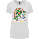 Lepricorn Funny St Patricks Day Leprechaun Womens Wider Cut T-Shirt White