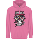 Less Talk More Chalk Funny 9-Ball Pool Childrens Kids Hoodie Azalea