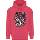 Less Talk More Chalk Funny 9-Ball Pool Childrens Kids Hoodie Heliconia