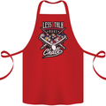 Less Talk More Chalk Funny 9-Ball Pool Cotton Apron 100% Organic Red