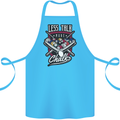 Less Talk More Chalk Funny 9-Ball Pool Cotton Apron 100% Organic Turquoise