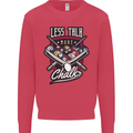 Less Talk More Chalk Funny 9-Ball Pool Kids Sweatshirt Jumper Heliconia