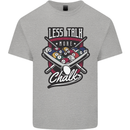 Less Talk More Chalk Funny 9-Ball Pool Kids T-Shirt Childrens Sports Grey