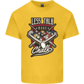 Less Talk More Chalk Funny 9-Ball Pool Kids T-Shirt Childrens Yellow