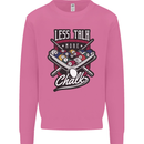 Less Talk More Chalk Funny 9-Ball Pool Mens Sweatshirt Jumper Azalea