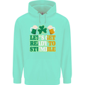 Let's Get Ready Stumble St. Patrick's Day Mens 80% Cotton Hoodie Peppermint