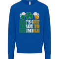 Let's Get Ready Stumble St. Patrick's Day Mens Sweatshirt Jumper Royal Blue