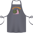 Let's Hike Funny Slug Trekking Walking Cotton Apron 100% Organic Steel