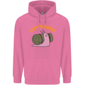 Let's Hike Funny Slug Trekking Walking Mens 80% Cotton Hoodie Azelea