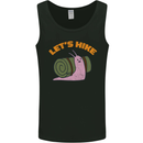 Let's Hike Funny Slug Trekking Walking Mens Vest Tank Top Black