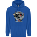 Let's Play Funny Gamer Gaming Childrens Kids Hoodie Royal Blue