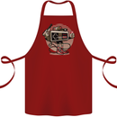 Let's Play Funny Gamer Gaming Cotton Apron 100% Organic Maroon