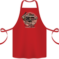 Let's Play Funny Gamer Gaming Cotton Apron 100% Organic Red