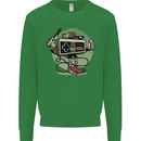 Let's Play Funny Gamer Gaming Kids Sweatshirt Jumper Irish Green
