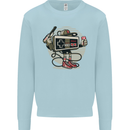 Let's Play Funny Gamer Gaming Kids Sweatshirt Jumper Light Blue
