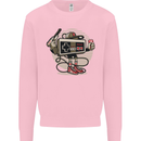 Let's Play Funny Gamer Gaming Kids Sweatshirt Jumper Light Pink