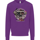 Let's Play Funny Gamer Gaming Kids Sweatshirt Jumper Purple