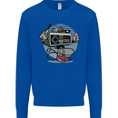 Let's Play Funny Gamer Gaming Kids Sweatshirt Jumper Royal Blue