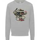Let's Play Funny Gamer Gaming Kids Sweatshirt Jumper Sports Grey