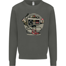 Let's Play Funny Gamer Gaming Kids Sweatshirt Jumper Storm Grey