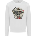 Let's Play Funny Gamer Gaming Kids Sweatshirt Jumper White