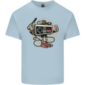 Let's Play Funny Gamer Gaming Kids T-Shirt Childrens Light Blue