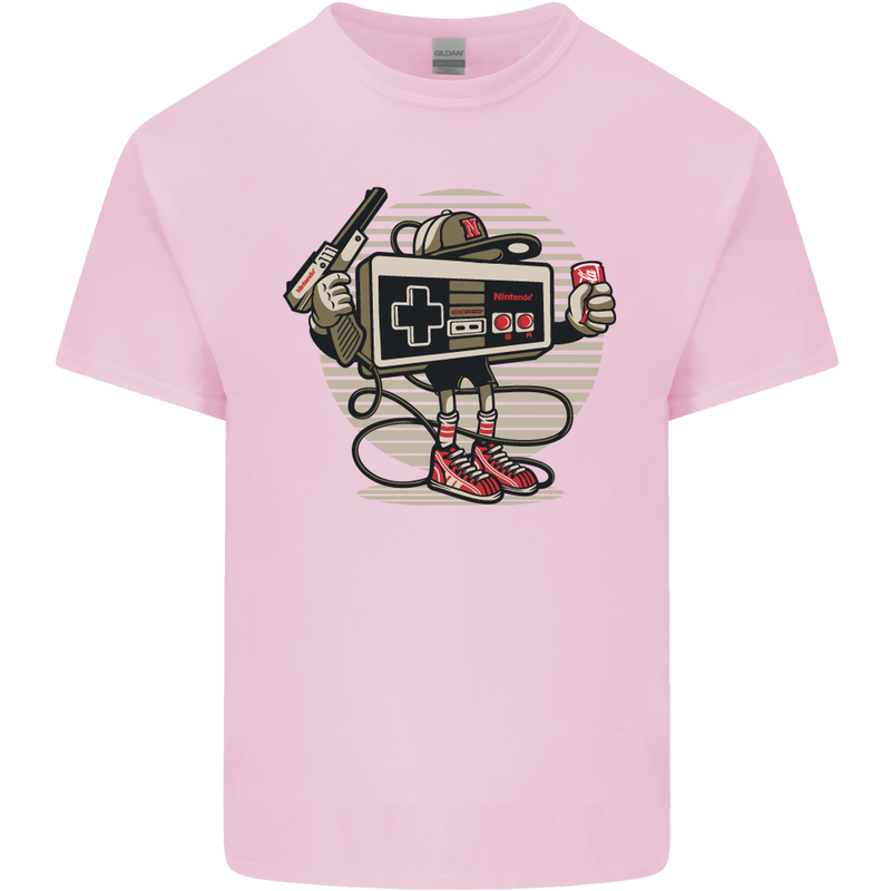 Let's Play Funny Gamer Gaming Kids T-Shirt Childrens Light Pink