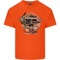 Let's Play Funny Gamer Gaming Kids T-Shirt Childrens Orange