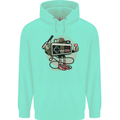 Let's Play Funny Gamer Gaming Mens 80% Cotton Hoodie Peppermint