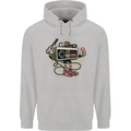 Let's Play Funny Gamer Gaming Mens 80% Cotton Hoodie Sports Grey