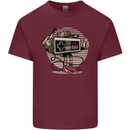 Let's Play Funny Gamer Gaming Mens Cotton T-Shirt Tee Top Maroon