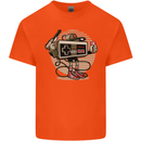 Let's Play Funny Gamer Gaming Mens Cotton T-Shirt Tee Top Orange