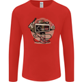Let's Play Funny Gamer Gaming Mens Long Sleeve T-Shirt Red