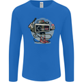 Let's Play Funny Gamer Gaming Mens Long Sleeve T-Shirt Royal Blue