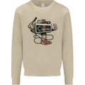 Let's Play Funny Gamer Gaming Mens Sweatshirt Jumper Sand