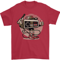 Let's Play Funny Gamer Gaming Mens T-Shirt Cotton Gildan Red